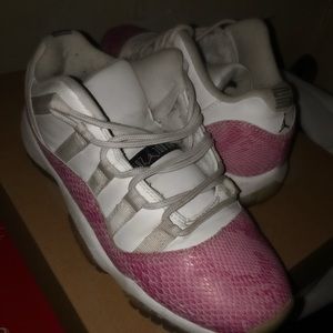 Pink Snakeskin Jordans